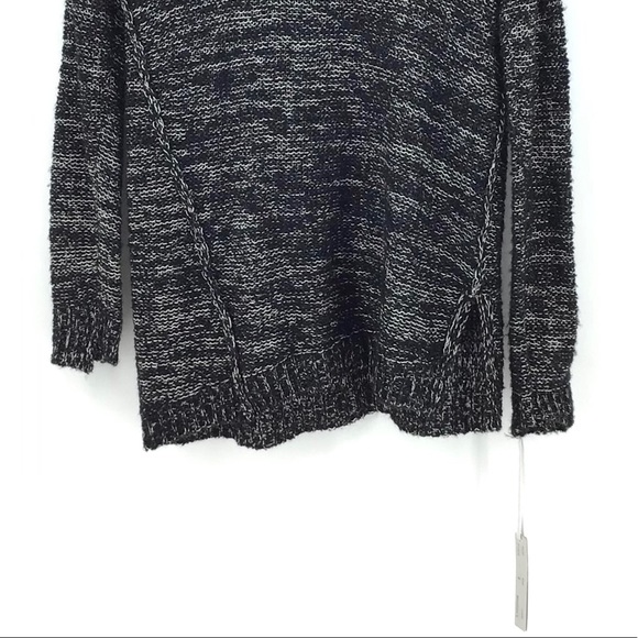 Bela Nyc Black White Wool Pullover Sweater NWT - Picture 3 of 6